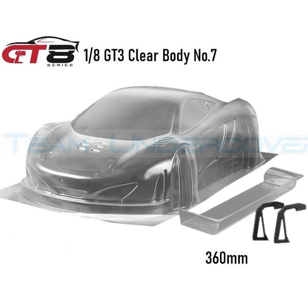 1/8 GT8-Series "Clear Body No.7"   GT3 360MM