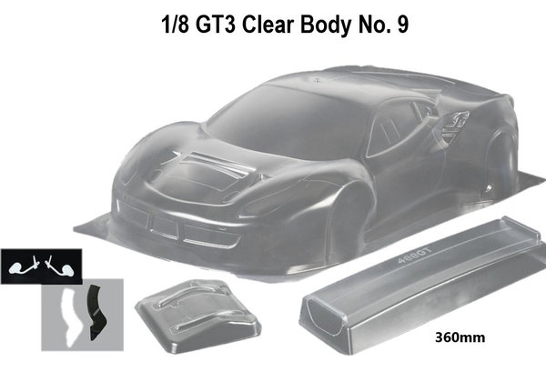 1/8  "Clear Body No.9"   GT3 360MM