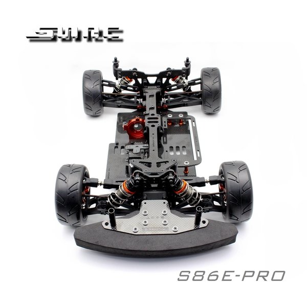 SNRC 1/8 GT S86E PRO Carbon + Umbaukit Aluminiumchassis + LMP Karosserie