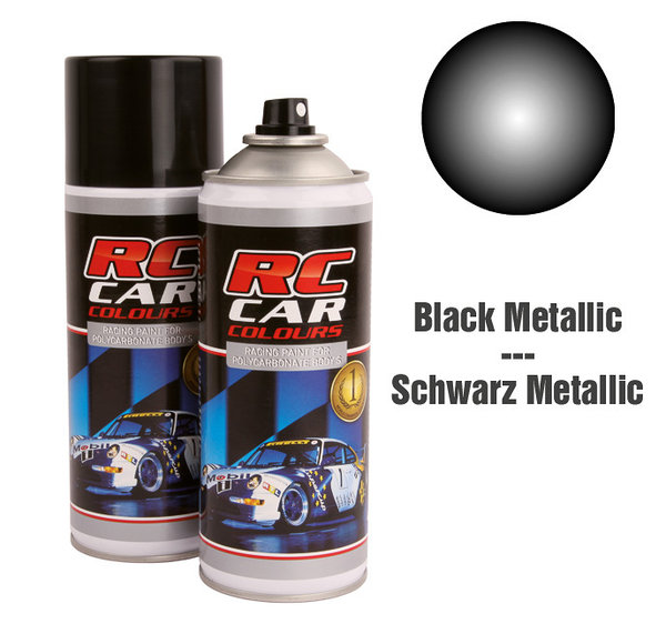 RCC Lexanfarbe Schwarz Metallic 150ml Nr.935